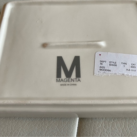 Rae Dunn daily planner tray ceramic can use dry erase markers - Picture 4 of 7